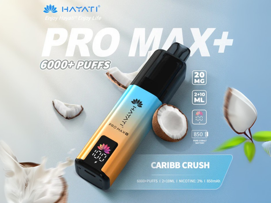 HAYATI PRO MAX + 6K PREFILLED POD (CARIBB CRUSH)