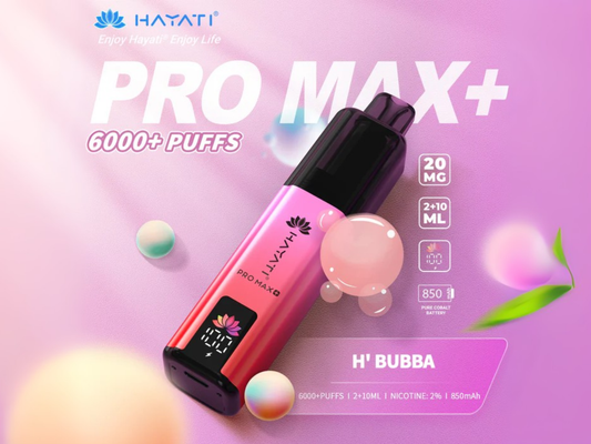 HAYATI PRO MAX + 6K PREFILLED POD (H'BUBBA)