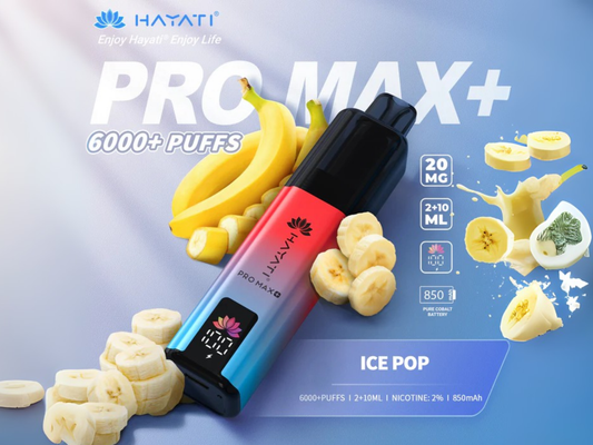 HAYATI PRO MAX + 6K PREFILLED POD (ICE POP)