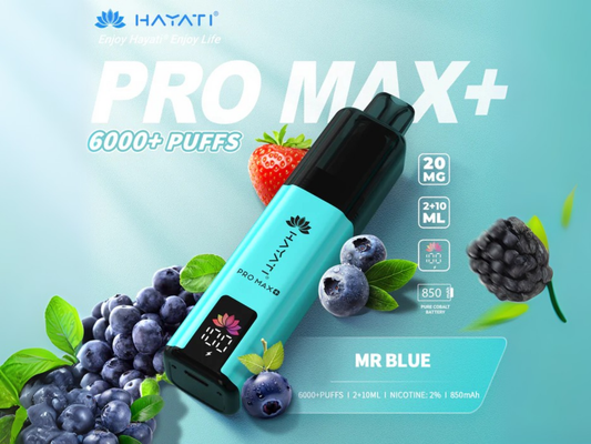 HAYATI PRO MAX + 6K PREFILLED POD (MR BLUE)