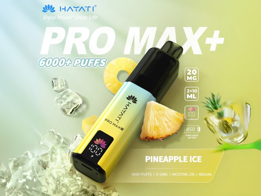 HAYATI PRO MAX + 6K PREFILLED POD (PINEAPPLE ICE)