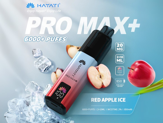 HAYATI PRO MAX + 6K PREFILLED POD (RED APPLE ICE)