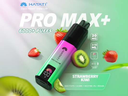 HAYATI PRO MAX + 6K PREFILLED POD (STRAWBERRY KIWI)