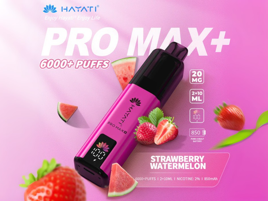 HAYATI PRO MAX + 6K PREFILLED POD (STRAWBERRY WATERMELON)