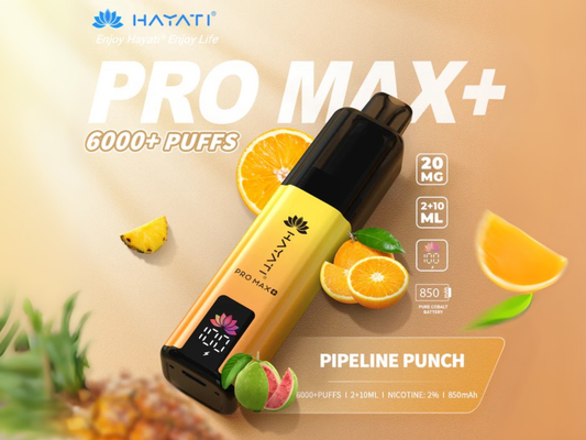 HAYATI PRO MAX + 6K PREFILLED POD (PIPELINE PUNCH)